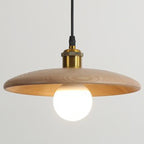 Traditional Chinese Umbrella Aluminum Solid Wood 1 - Light Pendant Light for Dining Room BulbSquare