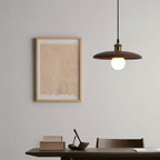 Traditional Chinese Umbrella Aluminum Solid Wood 1 - Light Pendant Light for Dining Room BulbSquare