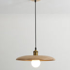 Traditional Chinese Umbrella Aluminum Solid Wood 1 - Light Pendant Light for Dining Room BulbSquare