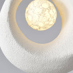 Modern Art Deco Fully Polystyrene 1 - Light Pendant Light For Dining Room