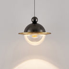 Contemporary Nordic UFO Shape Aluminum Acrylic LED Pendant Light For Bedroom