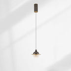 Contemporary Nordic UFO Shape Aluminum Acrylic LED Pendant Light For Bedroom