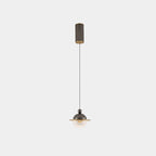 Contemporary Nordic UFO Shape Aluminum Acrylic LED Pendant Light For Bedroom