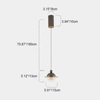 Contemporary Nordic UFO Shape Aluminum Acrylic LED Pendant Light For Bedroom