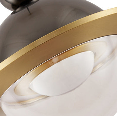 Contemporary Nordic UFO Shape Aluminum Acrylic LED Pendant Light For Bedroom