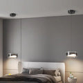 Contemporary Simplicity Dome Round Transparent Glass Iron LED Pendant Light For Bedroom