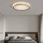 Contemporary Simplicity Round Iron Aluminum Acrylic LED Flush Mount Ceiling Light For Bedroom