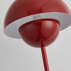 Contemporary Scandinavian Mushroom Hardware Iron Lampshade 1 - Light Standing Floor Lamp For Living Room Lumendat