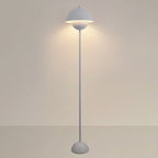 Contemporary Scandinavian Mushroom Hardware Iron Lampshade 1 - Light Standing Floor Lamp For Living Room Lumendat