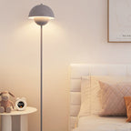 Contemporary Scandinavian Mushroom Hardware Iron Lampshade 1 - Light Standing Floor Lamp For Living Room Lumendat