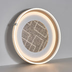 Contemporary Luxury Round Acrylic Iron Aluminum LED Flush Mount Ceiling Light For Bedroom