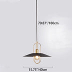 Contemporary Scandinavian Full Iron Lampshade 1 - Light Pendant Light for Dining Room