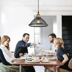 Contemporary Scandinavian Dome Full Iron Net Lampshade 1 - Light Pendant Light For Dining Room