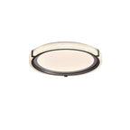 Contemporary Scandinavian Round Aluminum Hardware Acrylic LED Flush Mount Ceiling Light For Bedroom