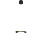 Modern Art Deco Dome UFO Shape Acrylic Hardware LED Pendant Light For Dining Room