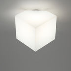 Modern Simplicity Dome Polygonal Roto-molding Metal Pvc 1 - Light Semi-flush Mount Ceiling Light for Hallways