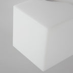 Modern Simplicity Dome Polygonal Roto-molding Metal Pvc 1 - Light Semi-flush Mount Ceiling Light for Hallways