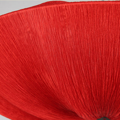 Traditional Chinese Lotus Petal Shape Fabric Iron 1/3-light Chandeliers for Dining Room