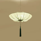 Traditional Chinese Lotus Petal Shape Fabric Iron 1/3-light Chandeliers for Dining Room BulbSquare