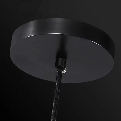 Modern Luxury Full Copper Crystal Lampshade 1 - Light Pendant Light For Dining Room