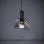 Modern Luxury Full Copper Crystal Lampshade 1 - Light Pendant Light For Dining Room