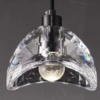 Modern Luxury Full Copper Crystal Lampshade 1 - Light Pendant Light For Dining Room