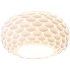 Contemporary Creative Fish Scales Iron Acrylic Lampshade 2/4 - Light Flush Mount Ceiling Light For Living Room
