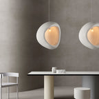 Contemporary Scandinavian Water Drop Full Polystyrene 1 - Light Pendant Light For Dining Room