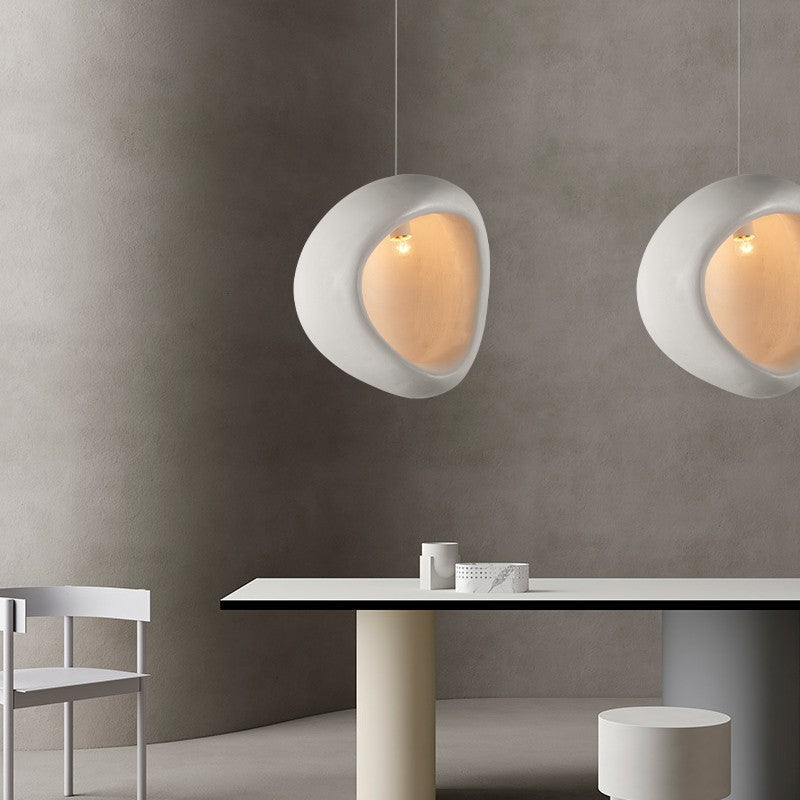 Contemporary Scandinavian Water Drop Full Polystyrene 1 - Light Pendant Light For Dining Room