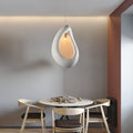 Contemporary Scandinavian Water Drop Full Polystyrene 1 - Light Pendant Light For Dining Room
