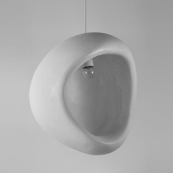 Contemporary Scandinavian Water Drop Full Polystyrene 1 - Light Pendant Light For Dining Room