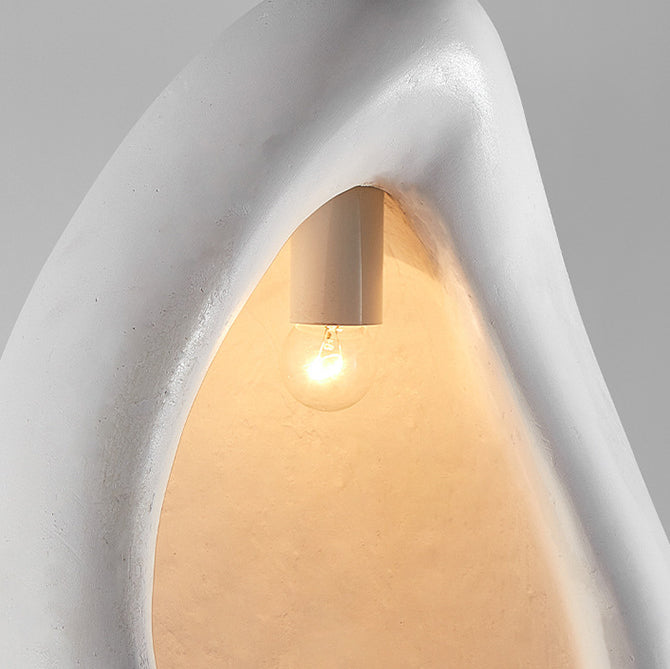 Contemporary Scandinavian Water Drop Full Polystyrene 1 - Light Pendant Light For Dining Room