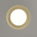Contemporary Scandinavian Dome UFO Shape Iron PE Lampshade LED Pendant Light For Dining Room