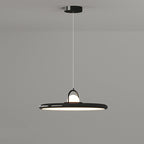 Contemporary Scandinavian Dome Round Disc Iron PE Lampshade LED Pendant Light For Dining Room
