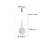 Modern Simplicity Dome Half Cut Circle Iron Acrylic Lampshade LED Pendant Light for Bedroom BulbSquare