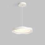 Modern Minimalist Dome Wave Round Iron Aluminum Lampshade LED Pendant Light For Dining Room