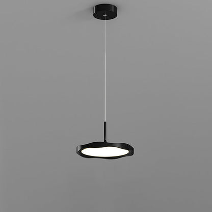 Modern Minimalist Dome Wave Round Acrylic Aluminum Iron Lampshade LED Pendant Light For Dining Room