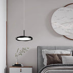 Modern Minimalist Dome Wave Round Acrylic Aluminum Iron Lampshade LED Pendant Light For Dining Room