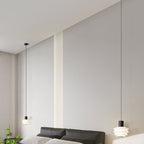 Contemporary Nordic Dome Wave Roto-molding Lampshade Iron LED Pendant Light For Bedroom