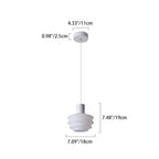 Contemporary Nordic Dome Wave Roto-molding Lampshade Iron LED Pendant Light For Bedroom