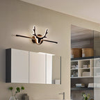 Contemporary Scandinavian Deer Iron Acrylic LED Vanity Light Mirror Front Wall Sconce Lamp For Bathroom
