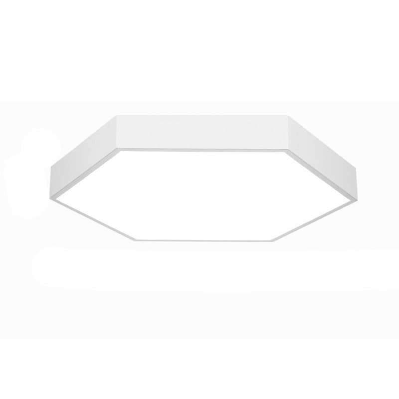 Modern Simplicity Hexagonal Macarons Iron Aluminum Lampshade LED Flush Mount Ceiling Light for Home Office