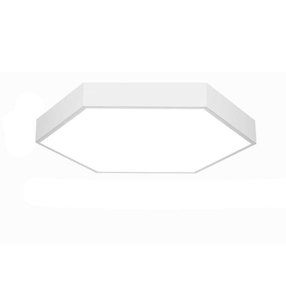 Modern Simplicity Hexagonal Macarons Iron Aluminum Lampshade LED Flush Mount Ceiling Light for Home Office
