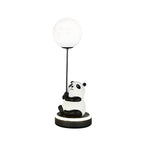 Contemporary Creative Panda Resin Base PVC Lampshade LED Table Lamp For Bedroom Lumendat