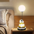 Contemporary Creative Panda Resin Base PVC Lampshade LED Table Lamp For Bedroom Lumendat
