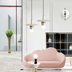 Contemporary Scandinavian Electroplating Metal Square Marble Lampshade 1 - Light Pendant Light For Dining Room