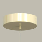 Contemporary Nordic Dome Round Circle Beads Aluminum Iron Lampshade LED Pendant Light For Bedroom