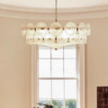 Traditional French Dome Round Circle Iron Glass 8/10 - Light Chandelier for Living Room modern luxury lighting fixture