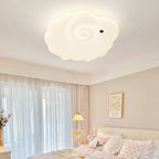 Contemporary Creative Sheep Roto-molding Iron LED Flush Mount Ceiling Light For Bedroom