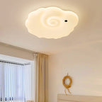 Contemporary Creative Sheep Roto-molding Iron LED Flush Mount Ceiling Light For Bedroom